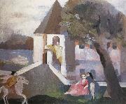 Marie Laurencin Charming prince coming oil painting artist